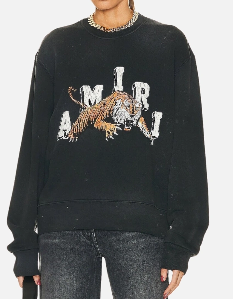 Vintage Tiger Black Sweatshirt