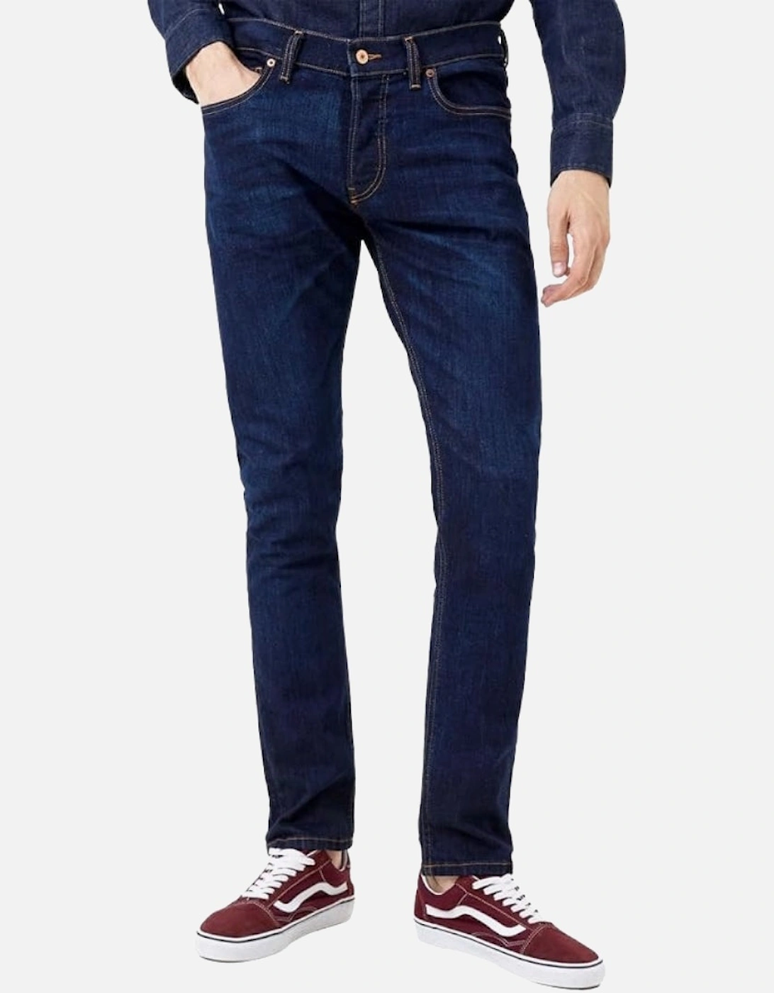 D-Luster Plain Dark Blue Jeans