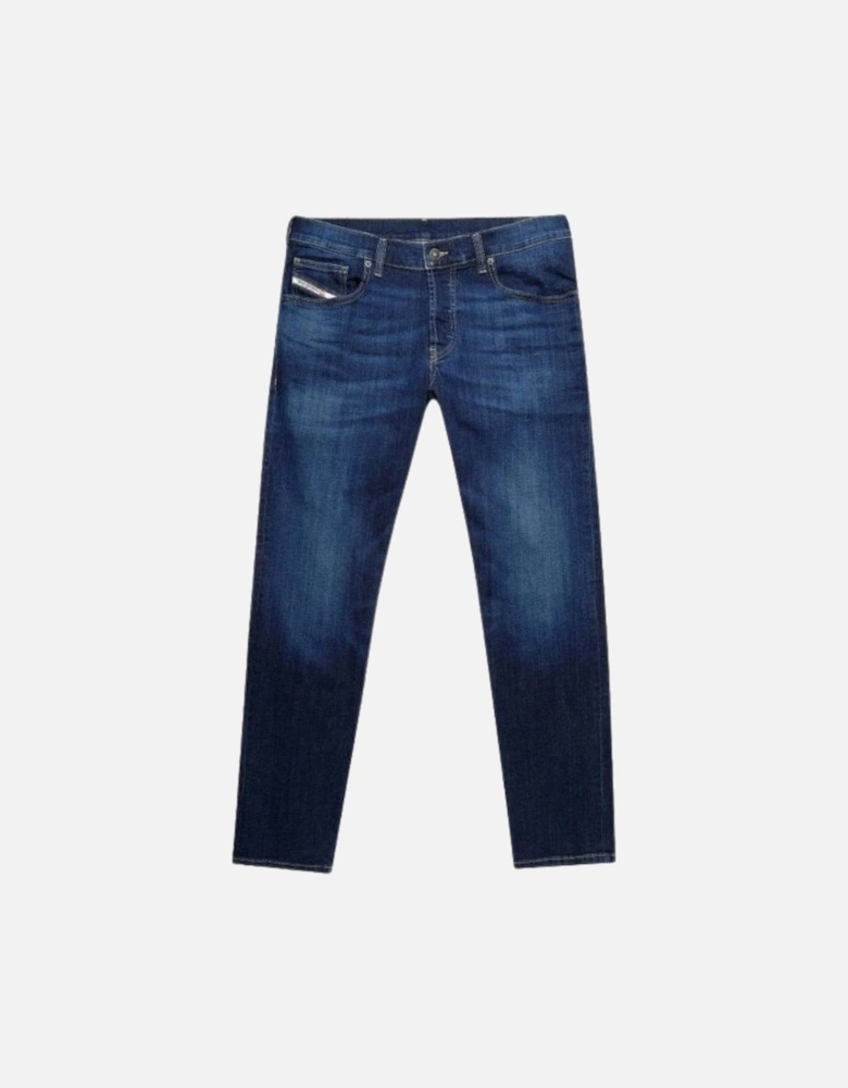 D-Yennox Tapered Fit Dark Blue Jeans