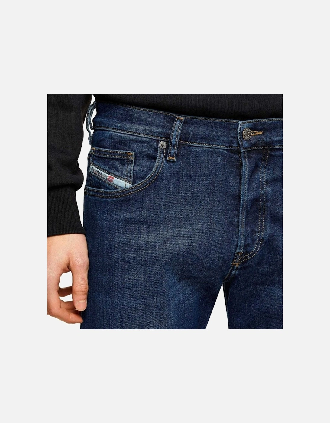 D-Yennox Tapered Fit Dark Blue Jeans