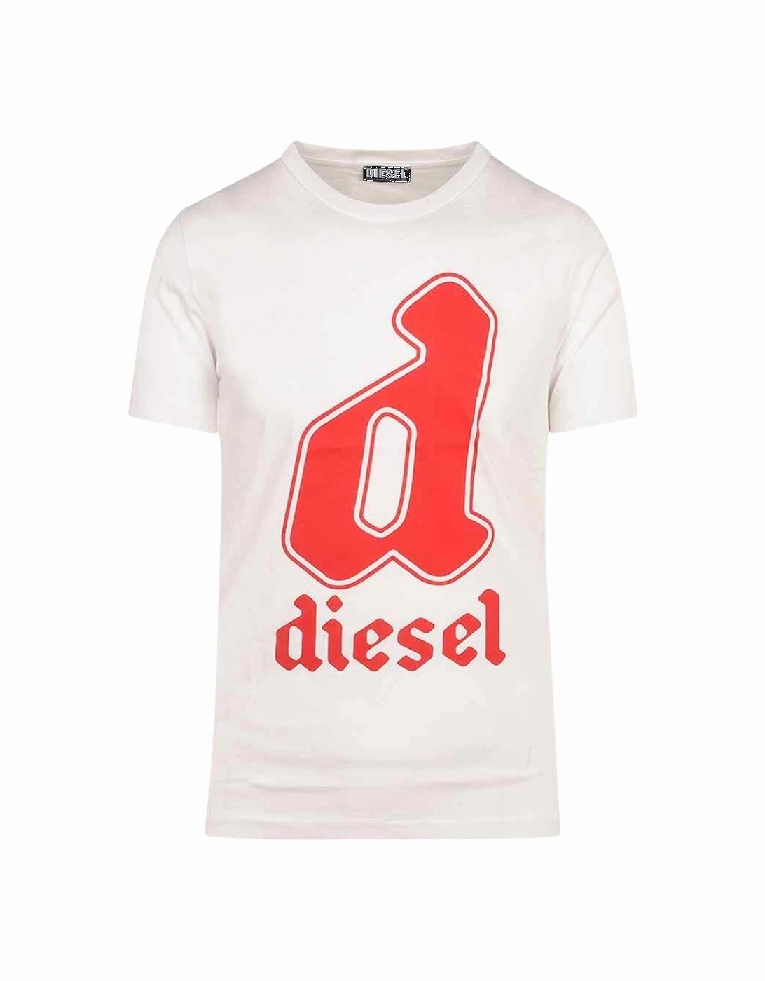 Large Lowercase D Logo White T-Shirt, 3 of 2