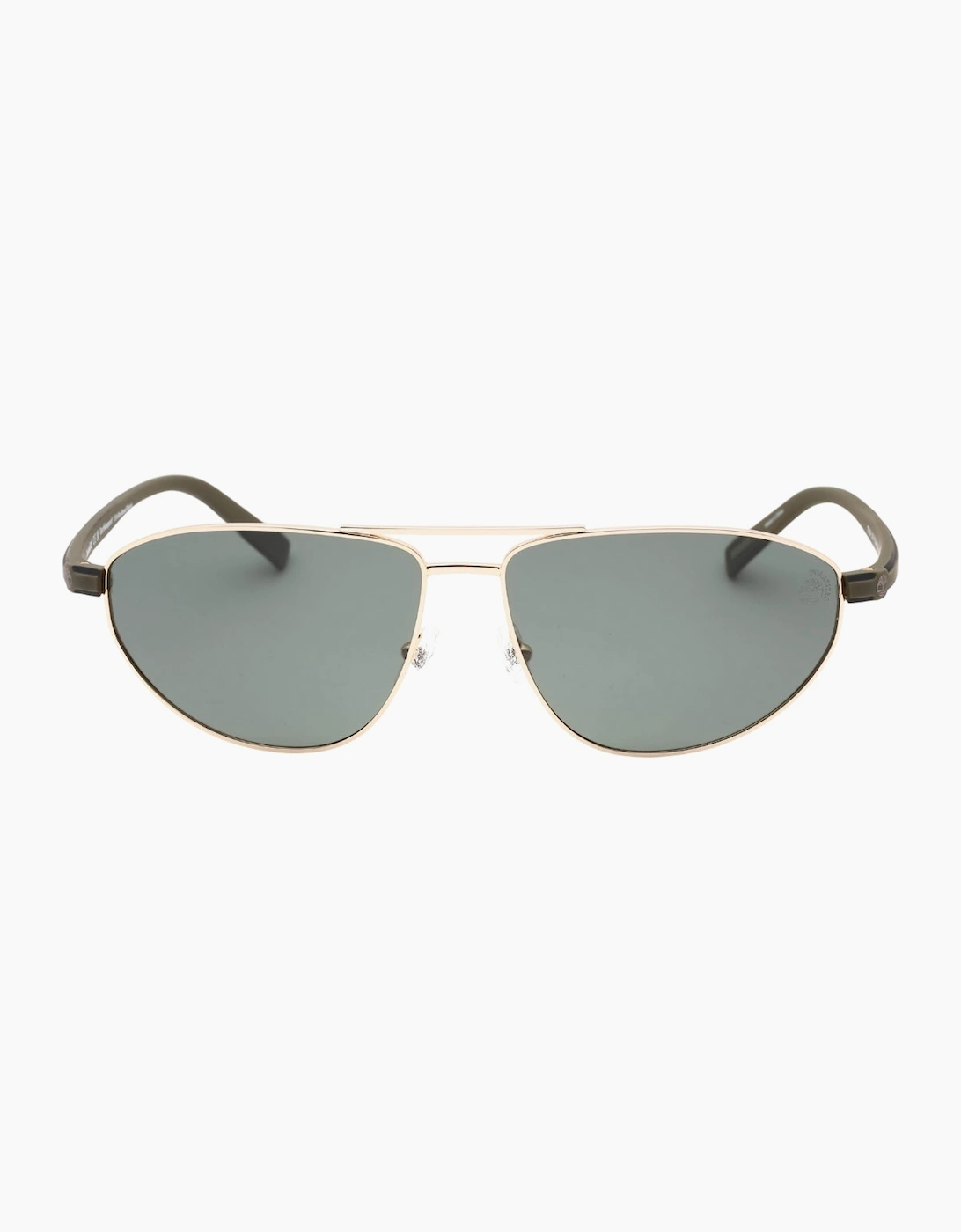 Timberland Men's Green/Gold Polarized Lens Sunglasses - Size: One Size