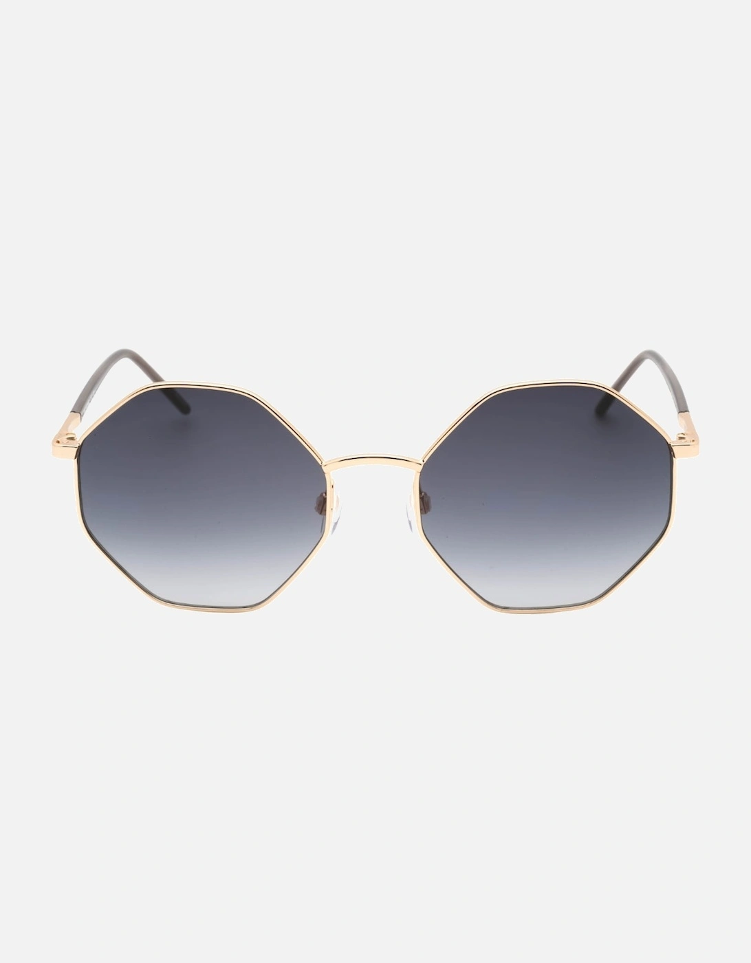 Love Dark Grey SF Hexagon Lens Rose Gold Sunglasses, 3 of 2