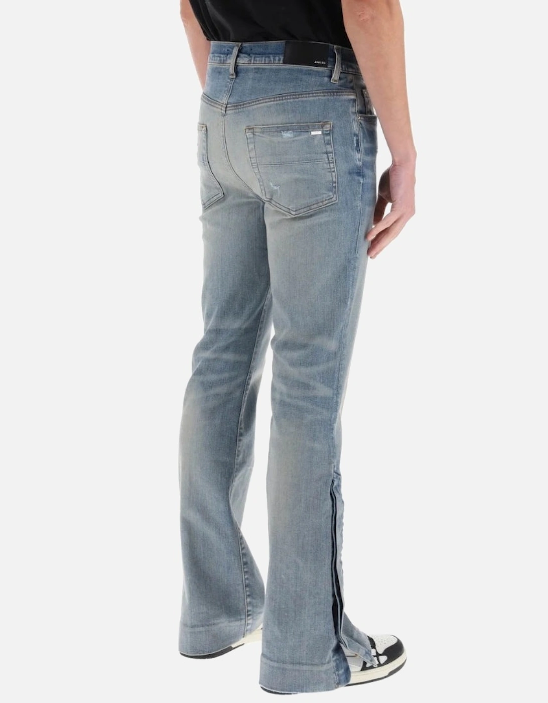 Stack Kick Flare Leg Clay Indigo Blue Jeans