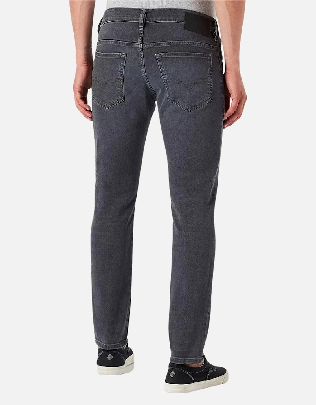 D-Yennox Tapered Fit Grey Jeans