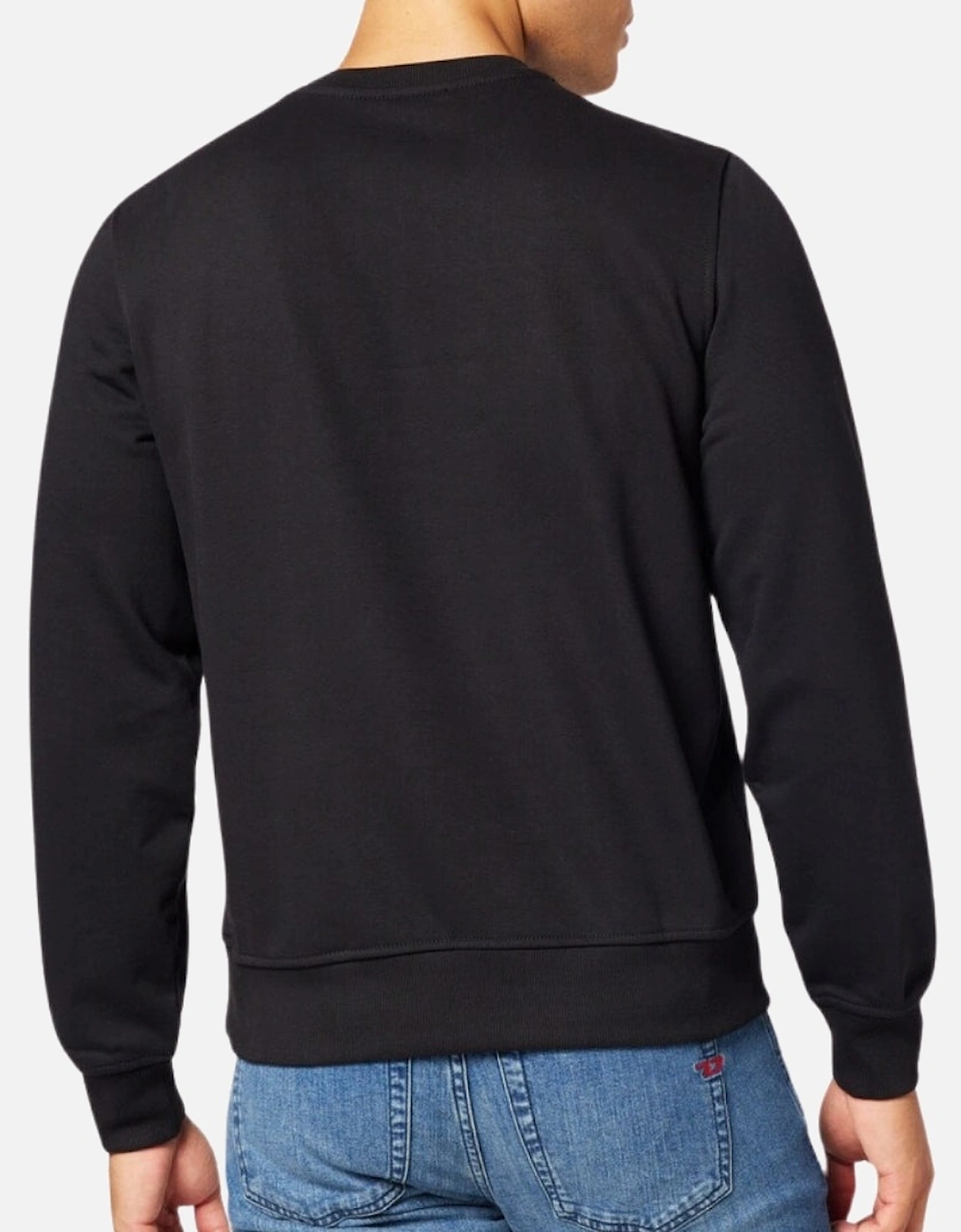 Small Patch Logo Black Sweatshirt