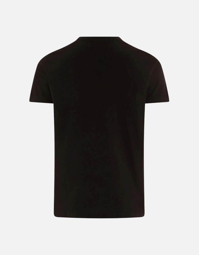 Large Block D Logo Black T-Shirt