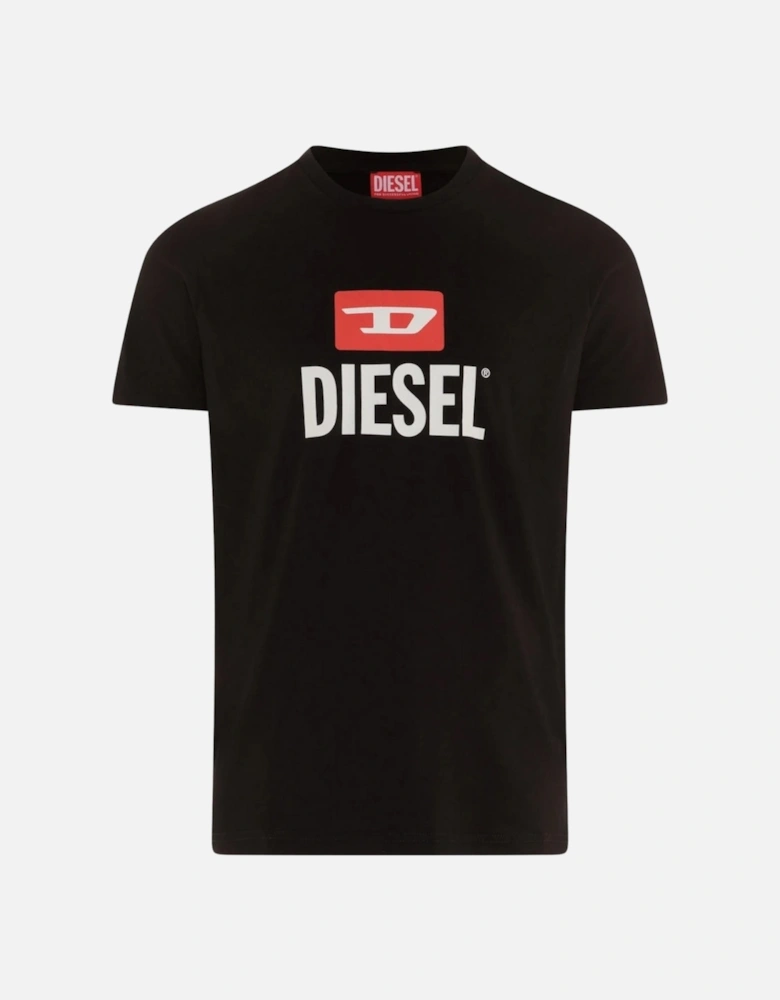 Large Block D Logo Black T-Shirt