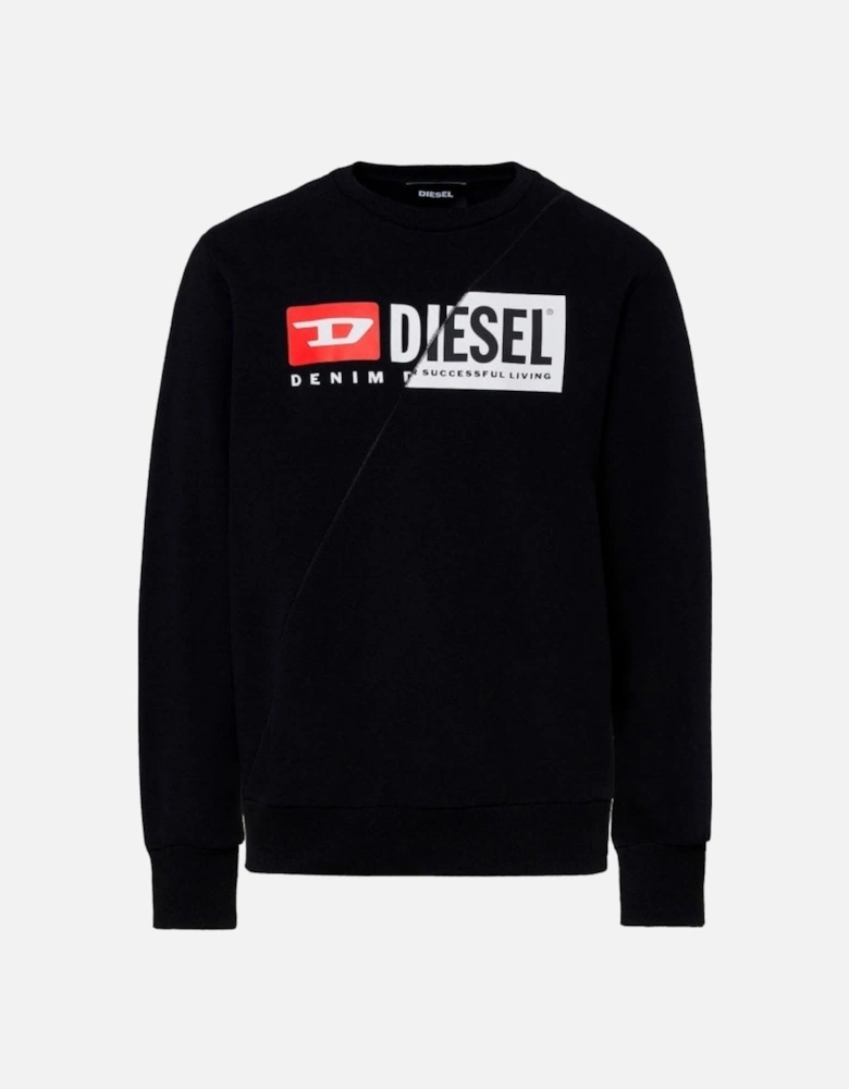 Cut Division Logo Black Sweatshirt