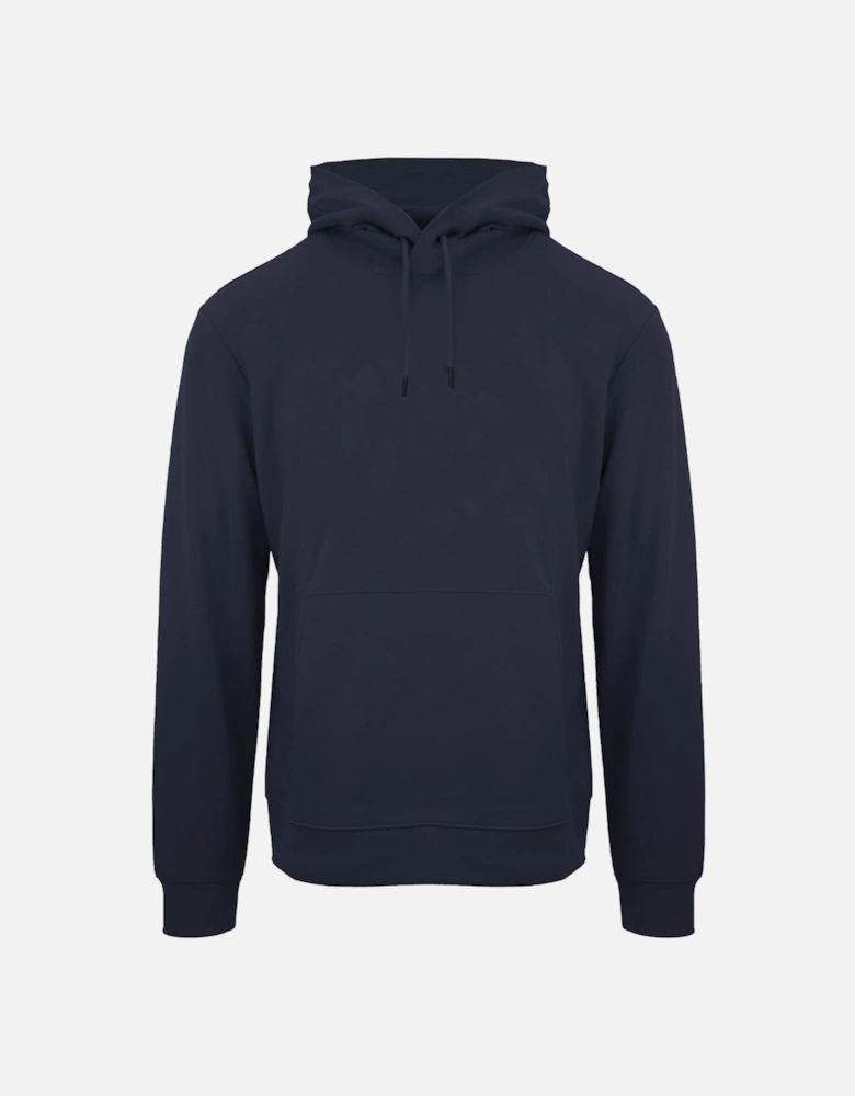 Plein Sport Large Logo On Back Navy Blue Hoodie