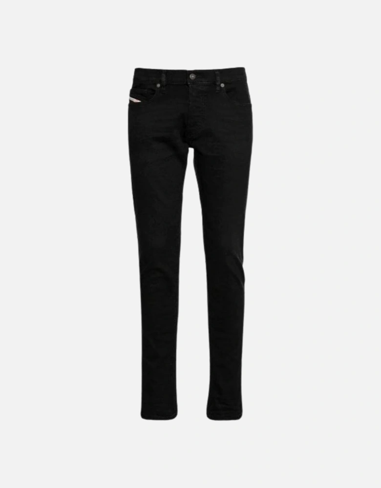 D-Luster Plain Black Jeans