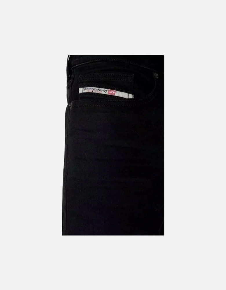 D-Luster Plain Black Jeans