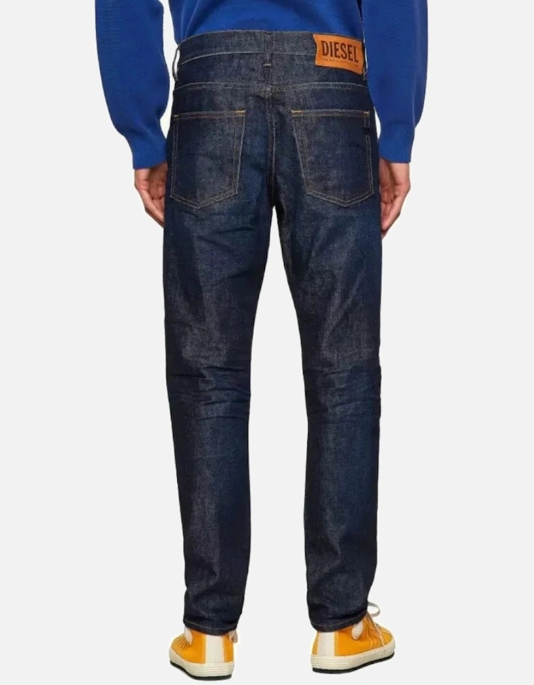 D-Fining Tapered Fit Dark Blue Wash Denim Jeans