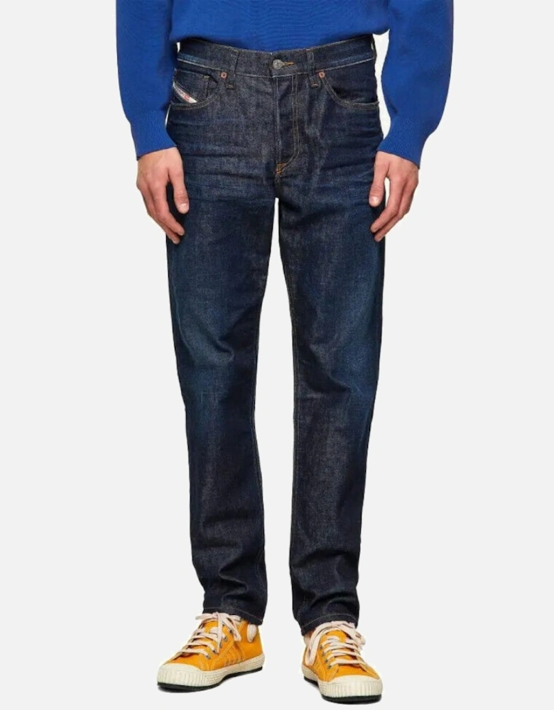 D-Fining Tapered Fit Dark Blue Wash Denim Jeans