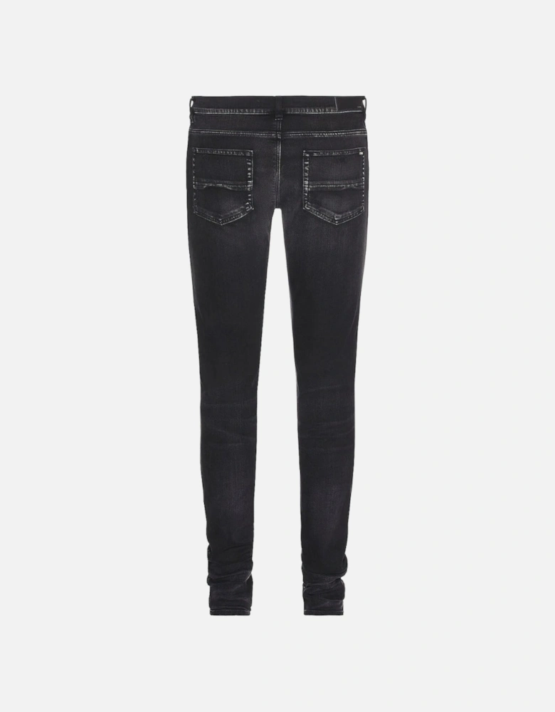 Slim Fit Thrasher Plus Aged Black Denim Jeans