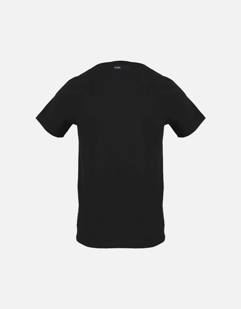 Plein Sport Large Tiger Scratch Logo Black T-Shirt