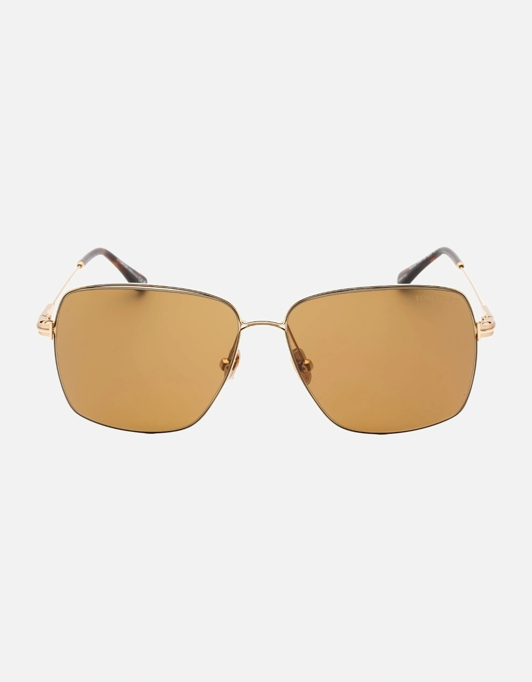 Pierre-02 Brown Lens Gold Sunglasses, 3 of 2