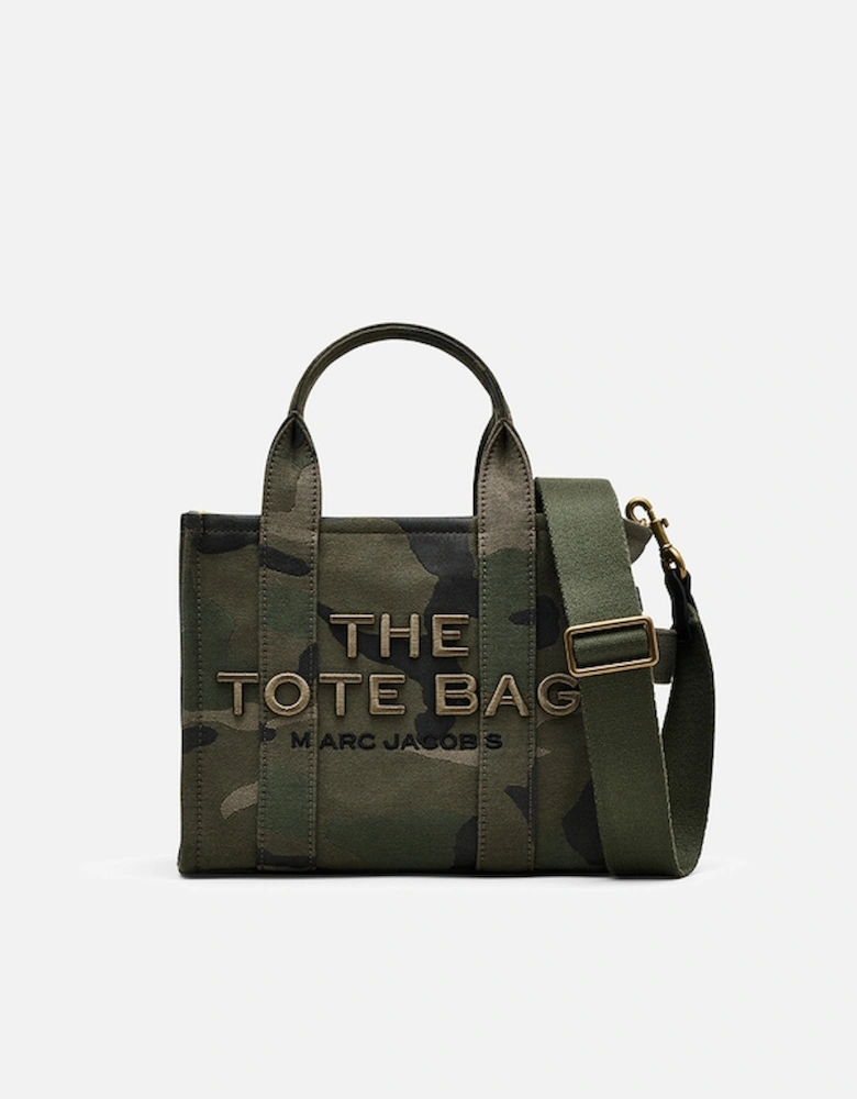 The Small Camo Canvas Jacquard Tote Bag