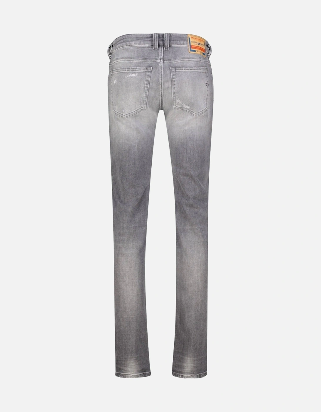 1979 Sleenker Frayed Grey Faded Denim Jeans