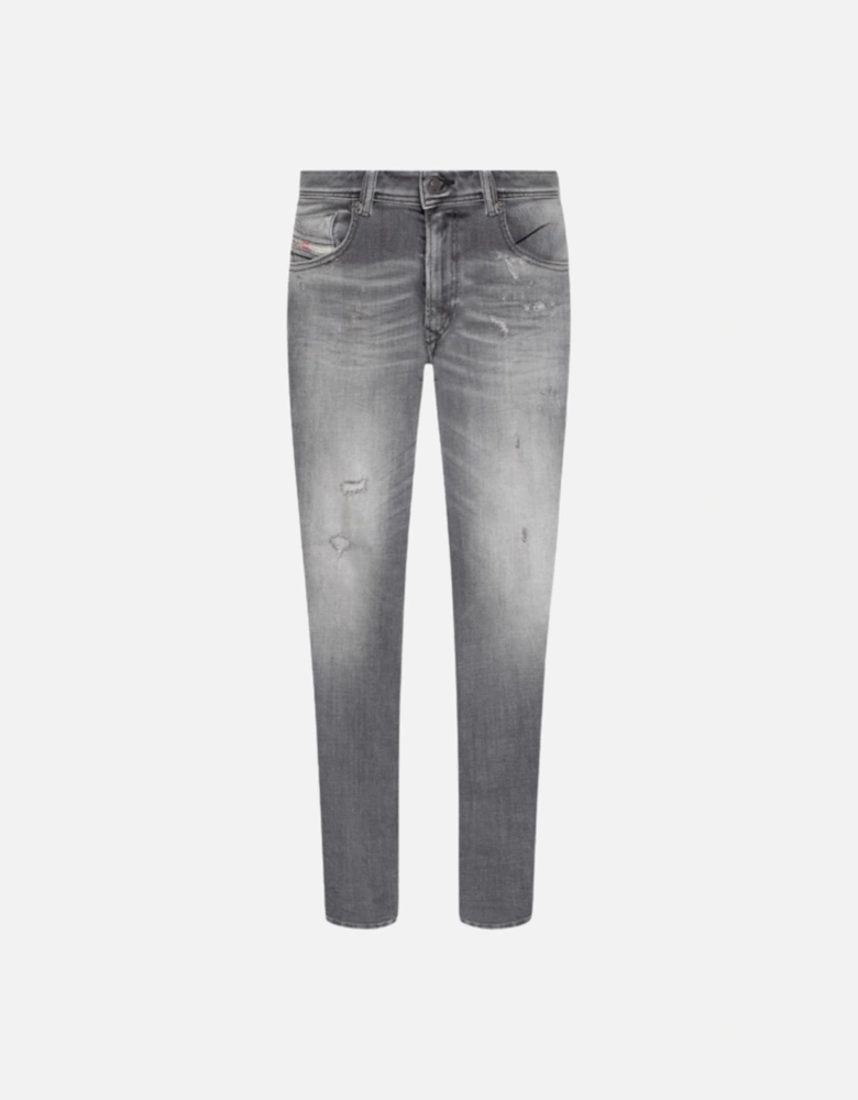 1979 Sleenker Frayed Grey Faded Denim Jeans