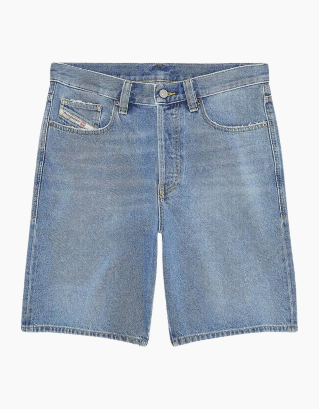 Men's Diesel Regular-Short Medium Blue Shorts - Size: 28/32