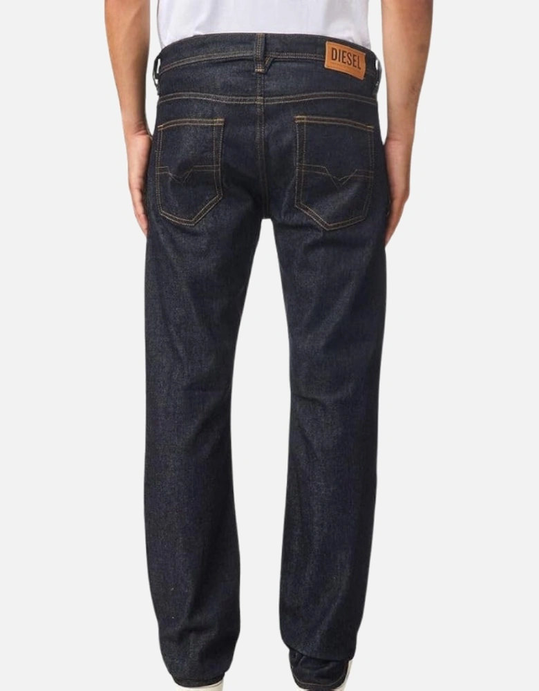 Larkee-X Straight Fit Dark Denim Blue Jeans