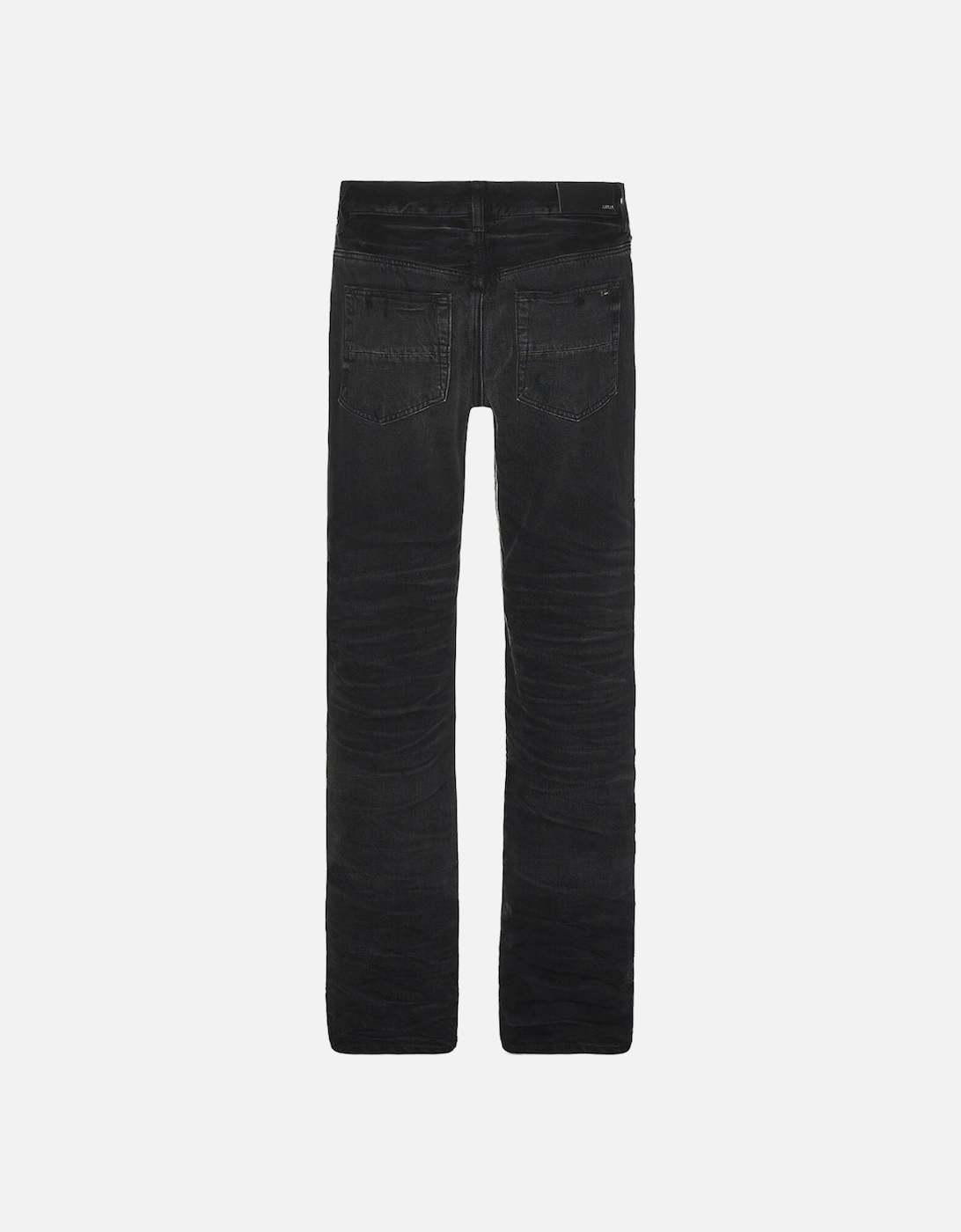 Stack Straight Fit Faded Black Jeans