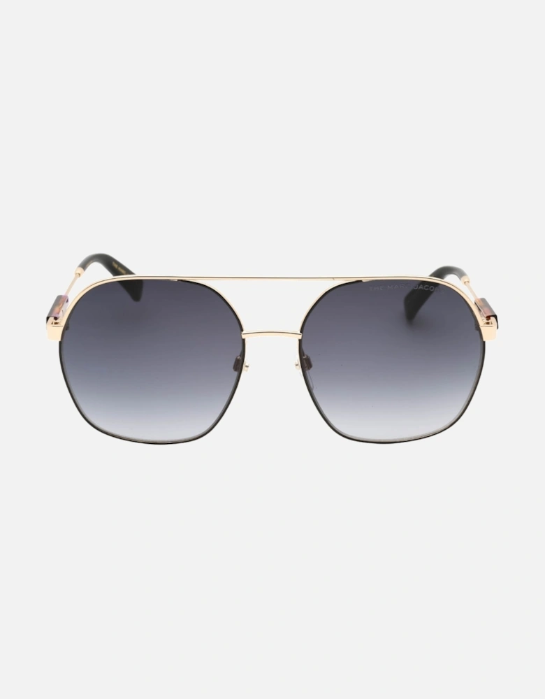 Gold Round Sunglasses