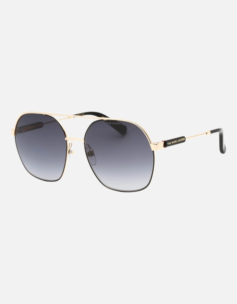 Gold Round Sunglasses