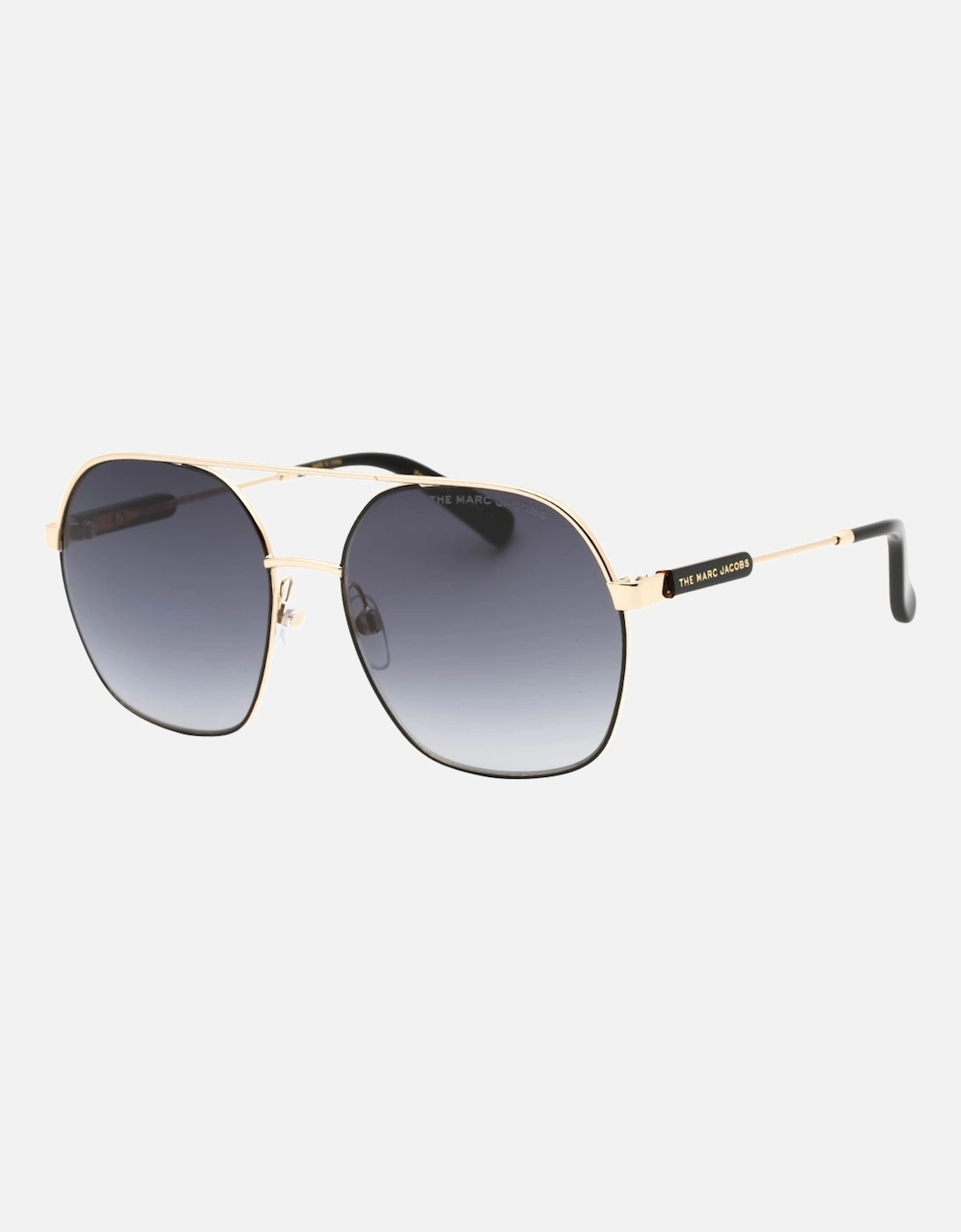 Gold Round Sunglasses