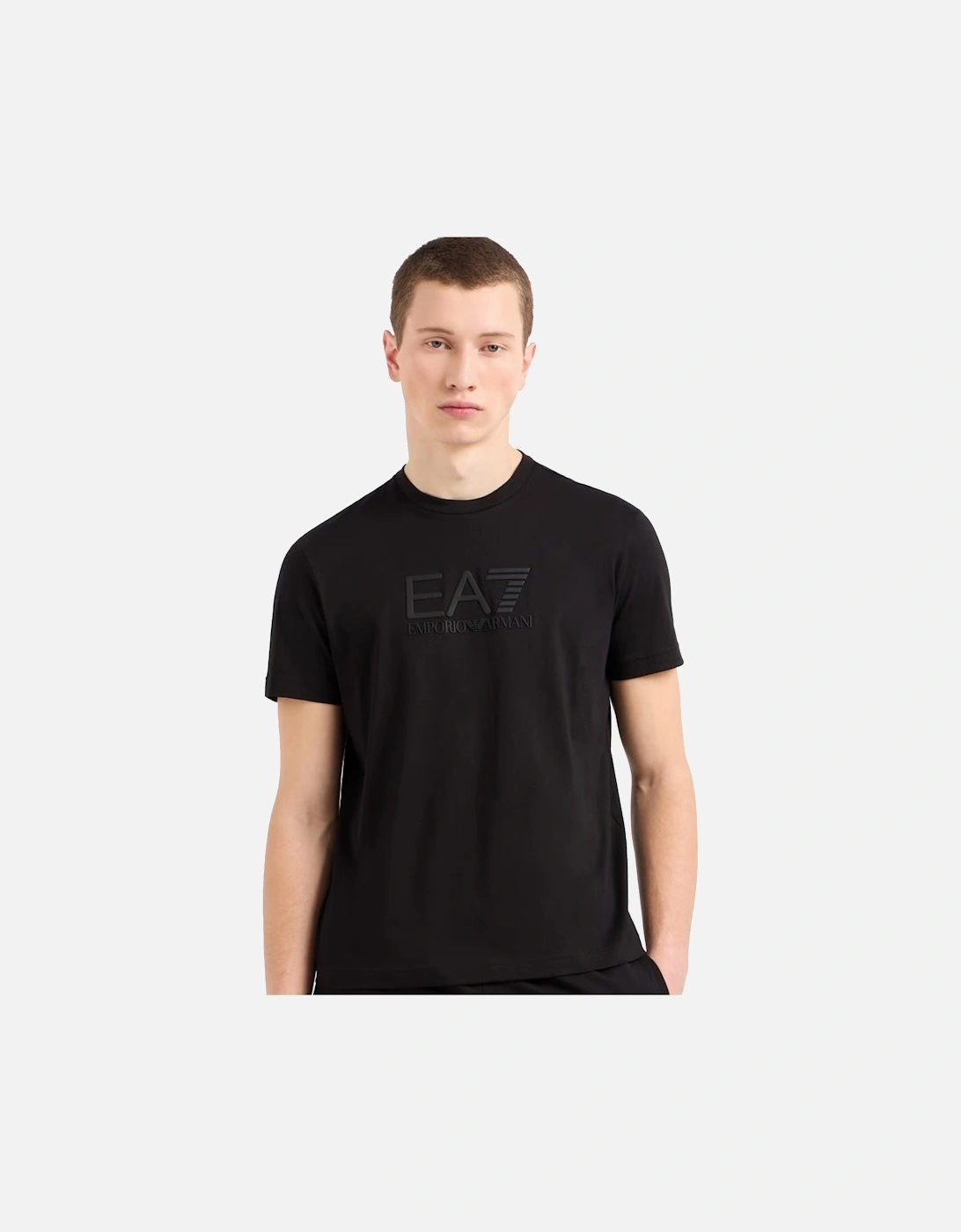 Emporio Armani Visibility Tonal Logo T-Shirt Black