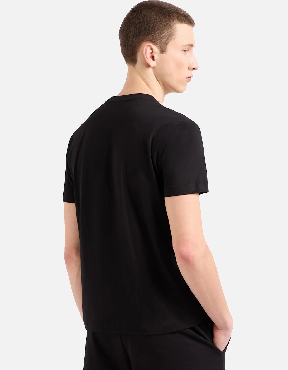 Emporio Armani Visibility Tonal Logo T-Shirt Black