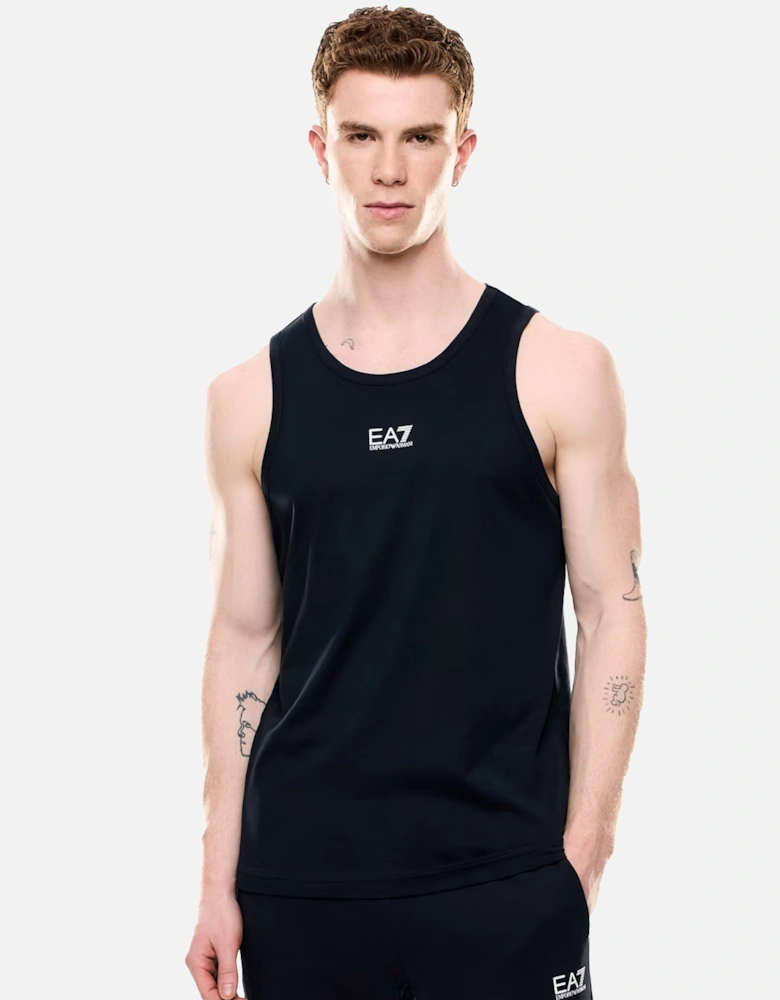 Emporio Armani Core Identity Tank Top Vest Armani Blue