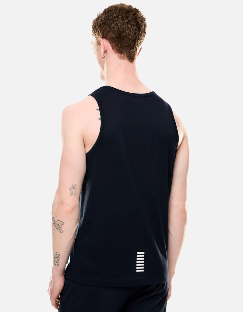 Emporio Armani Core Identity Tank Top Vest Armani Blue