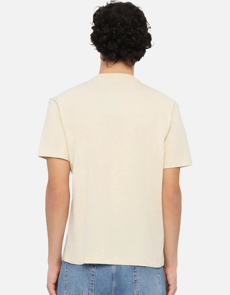 Emporio Armani Visibility Tonal Logo T-Shirt Almond Milk