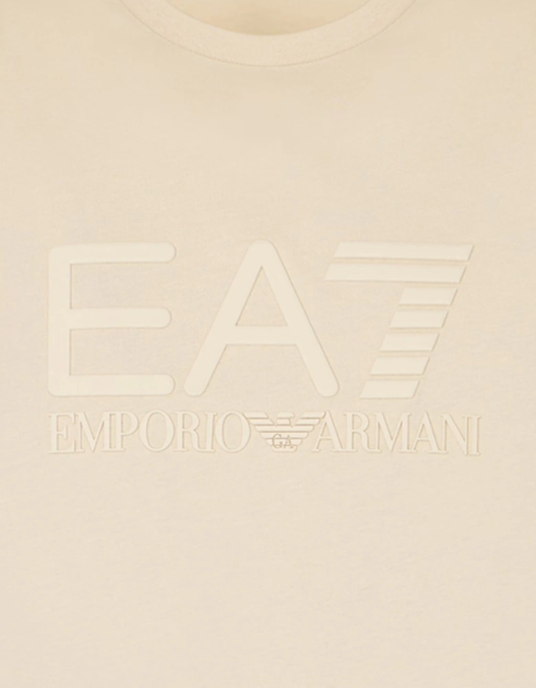 Emporio Armani Visibility Tonal Logo Tank Vest Almond Milk