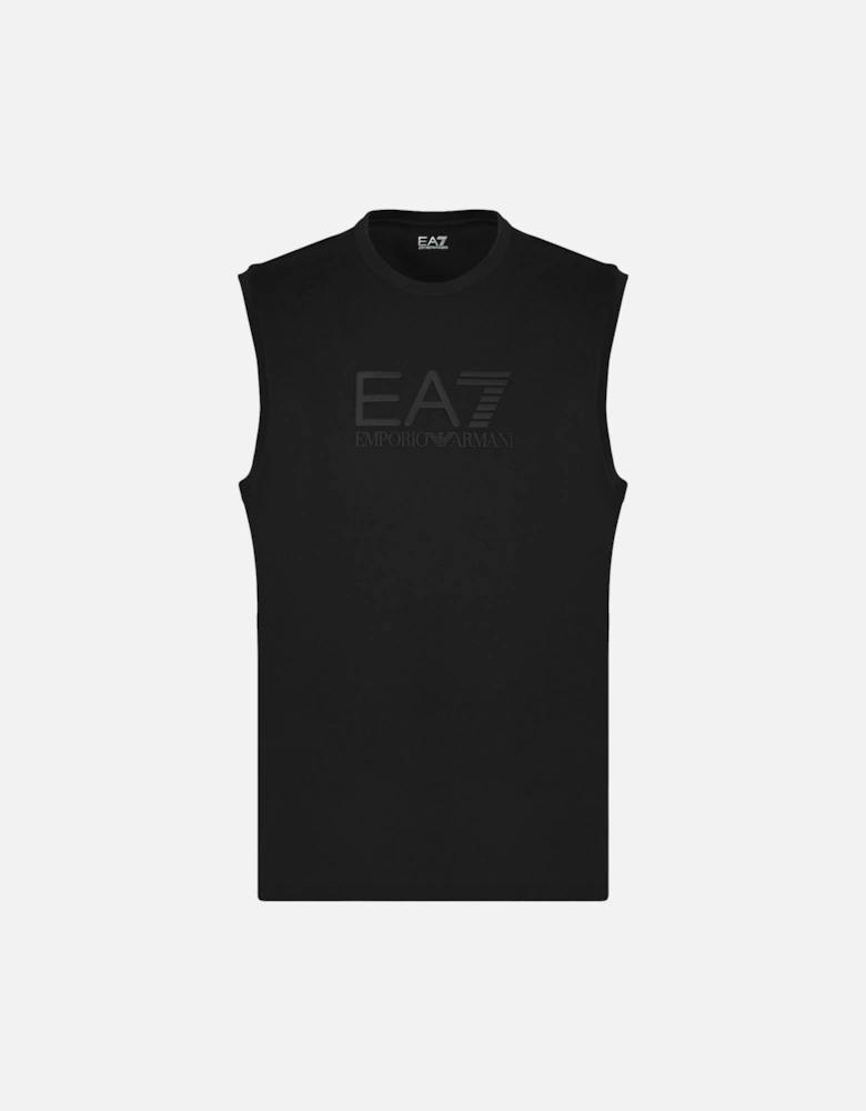 Emporio Armani Visibility Tonal Logo Tank Vest Black