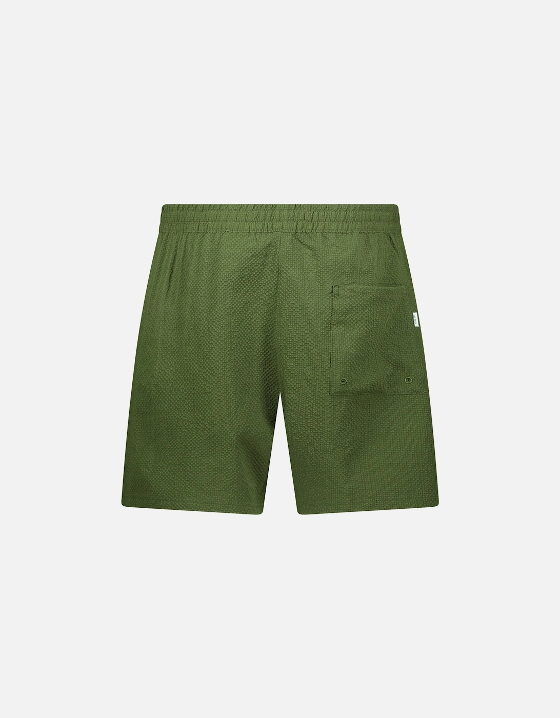 Stan Seersucker Swim Shorts 2.0 - Chive Green