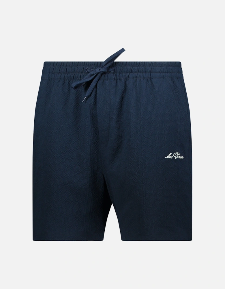 Stan Seersucker Swim Shorts 2.0 - Dark Navy