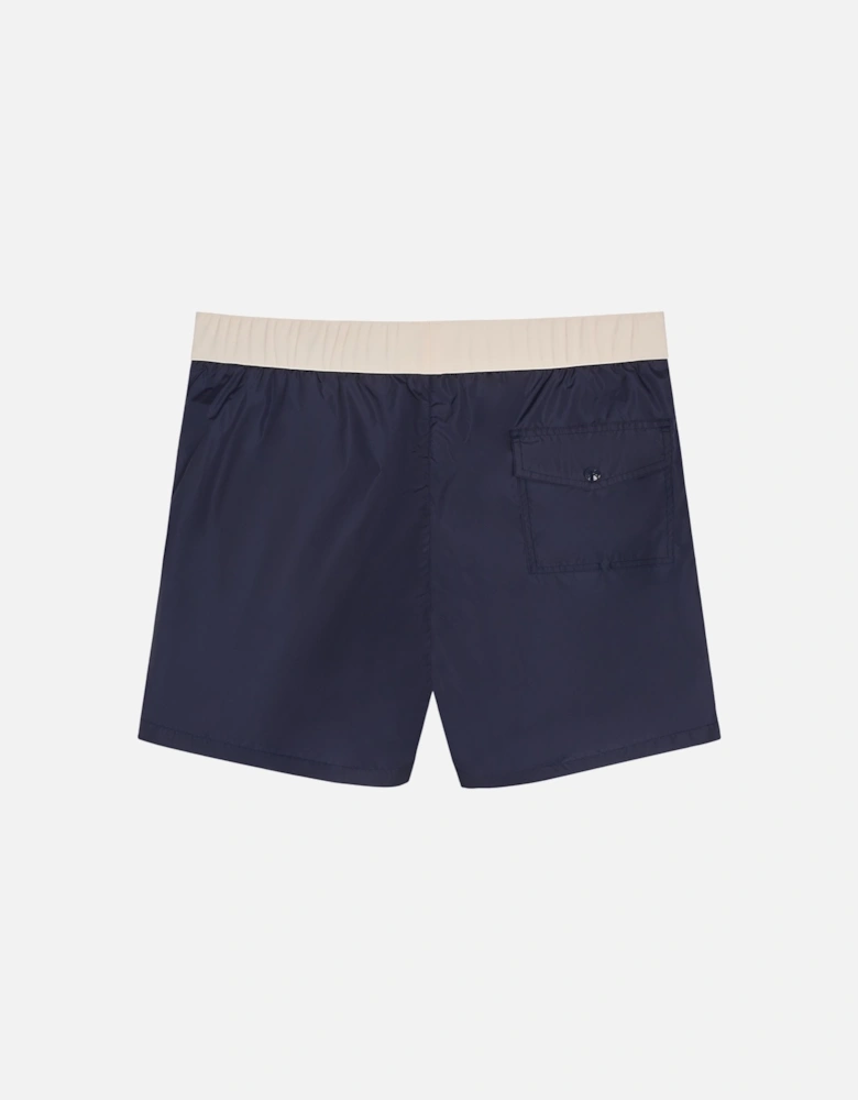 CONTRAST WASITBAND SWIMSHORTS