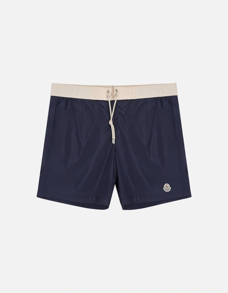 CONTRAST WASITBAND SWIMSHORTS