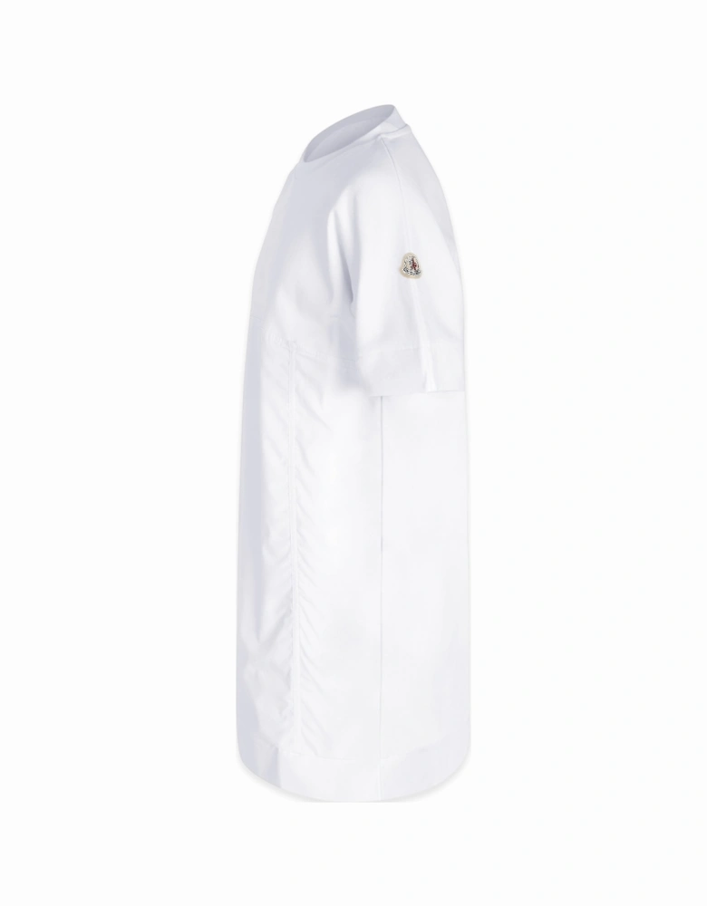 Kids Branded Cotton Dress White