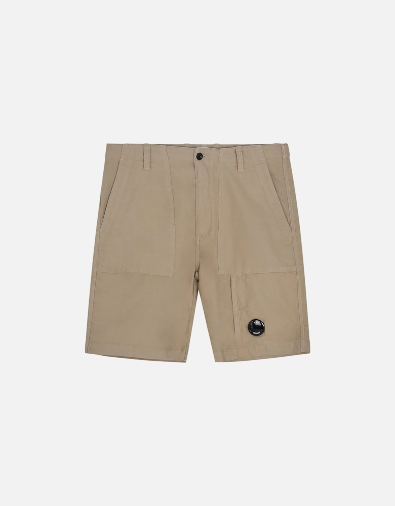 CARGO LENS COTTON SHORTS