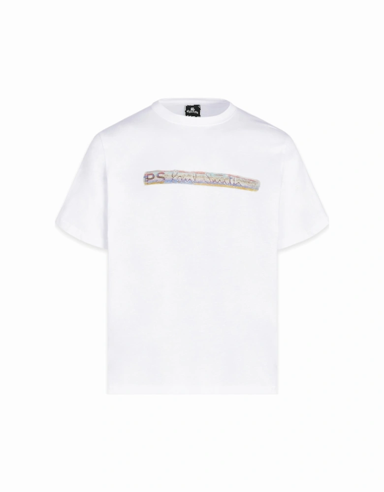 PS Brush Stroke T-shirt White