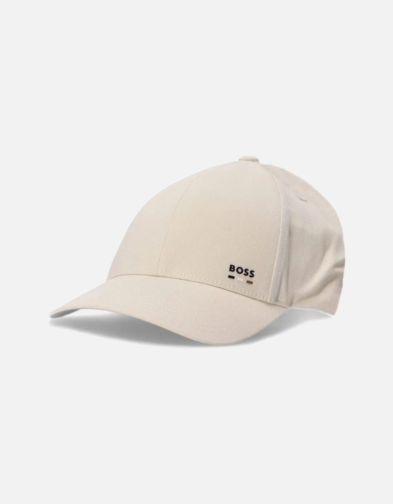 Boss Zed-stripe Baseball Cap Light Beige