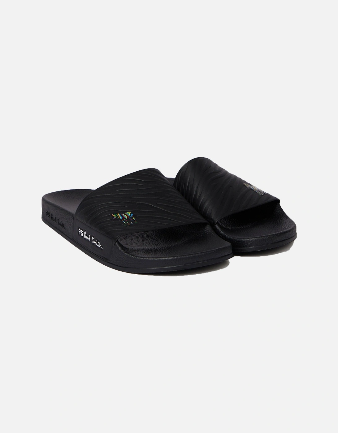 Zebra Logo Sliders Black