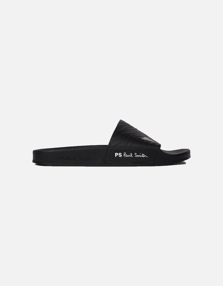 Zebra Logo Sliders Black