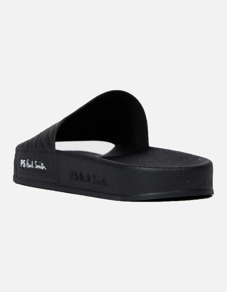 Zebra Logo Sliders Black