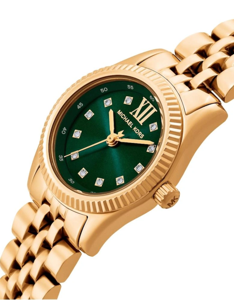 MK4842 Lexington Green Dial Ladies Watch