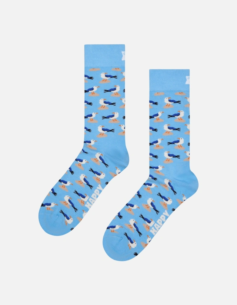 Seagull Socks, Light Blue